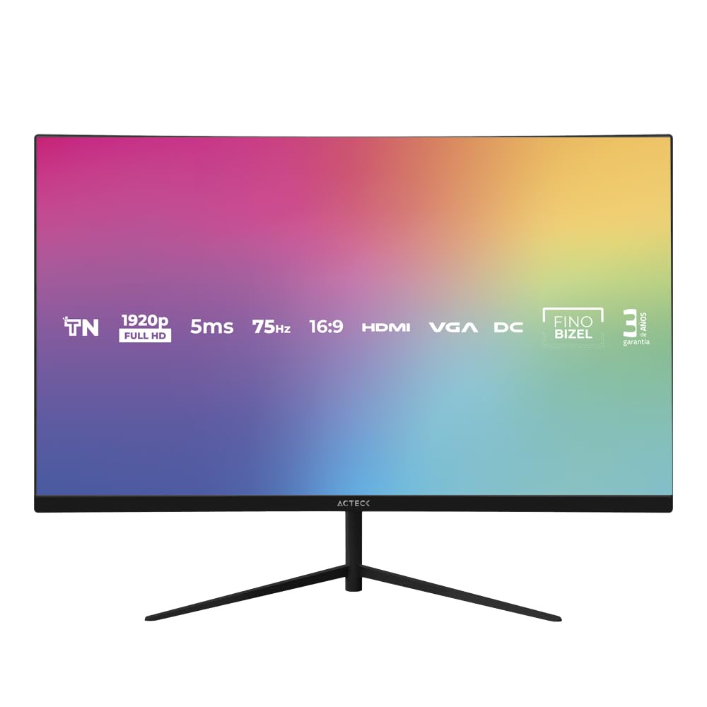 Acteck Captive Vivid SP215 Monitor Panel VA Full HD 75Hz - 27"