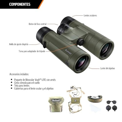 Bushnell Binoculares R3 10x42 mm Prisma Roof FMC HD Exo Barrier Impermeables IPX7