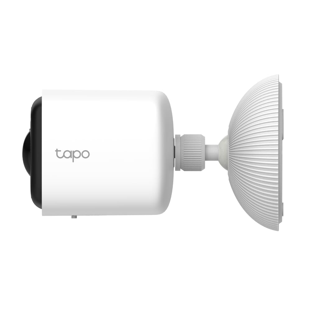 TP-Link Cámara de Vigilancia WiFi TC80 - Cámara de Seguridad Exterior Inalámbrica - Full HD 1080p - Visión Nocturna a Color - Detección de Personas con IA - Batería Recargable - Protección IP65