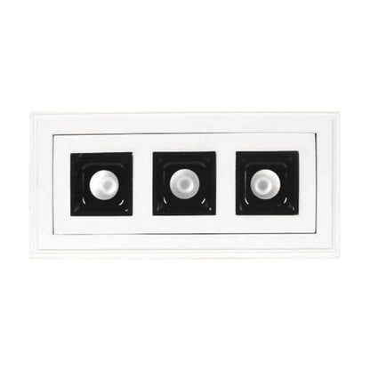 Tecnolite Lámpara Downlight LED Empotrable de Yeso, Sin Marco, 17.5 W, Luz Suave Cálida, LED integrado