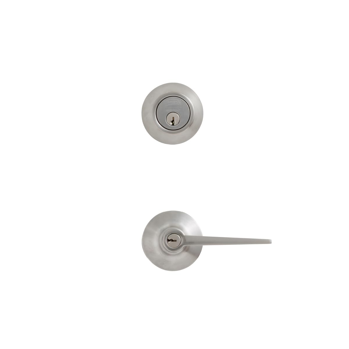 Phillips Combo Cerrojo/Manija Fresno Para Entrada LLave-Llave Plata