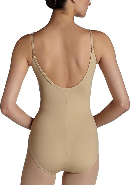 Capezio Team Basics - Maillot camisola para mujer con correas ajustables