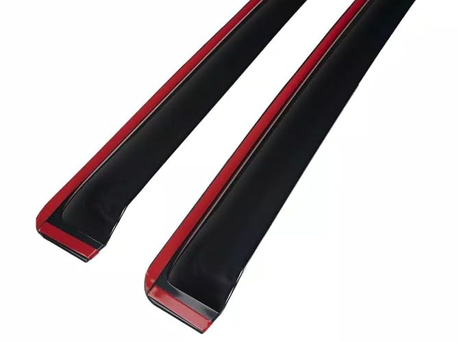 Auto Ventshade 194109 Protectores de Lluvia en Canal para Dodge Ram 1500 2009-2024 y Ram 2500 3500, 4 Piezas, Humo