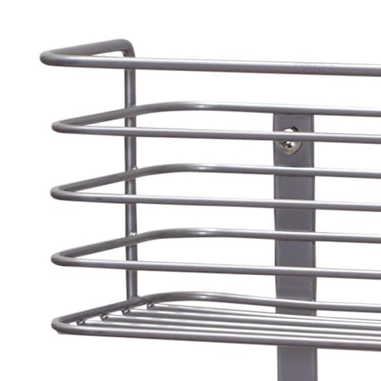 Household Essentials 1228-1 - Organizador de clóset de Doble Cesta para Montaje en Puerta de clóset o Pared sólidas