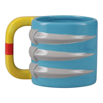 Taza grande Wolverine - Producto oficial X-Men, taza cerámica coleccionable, regalo para fans de Marvel y Deadpool, 550ml
