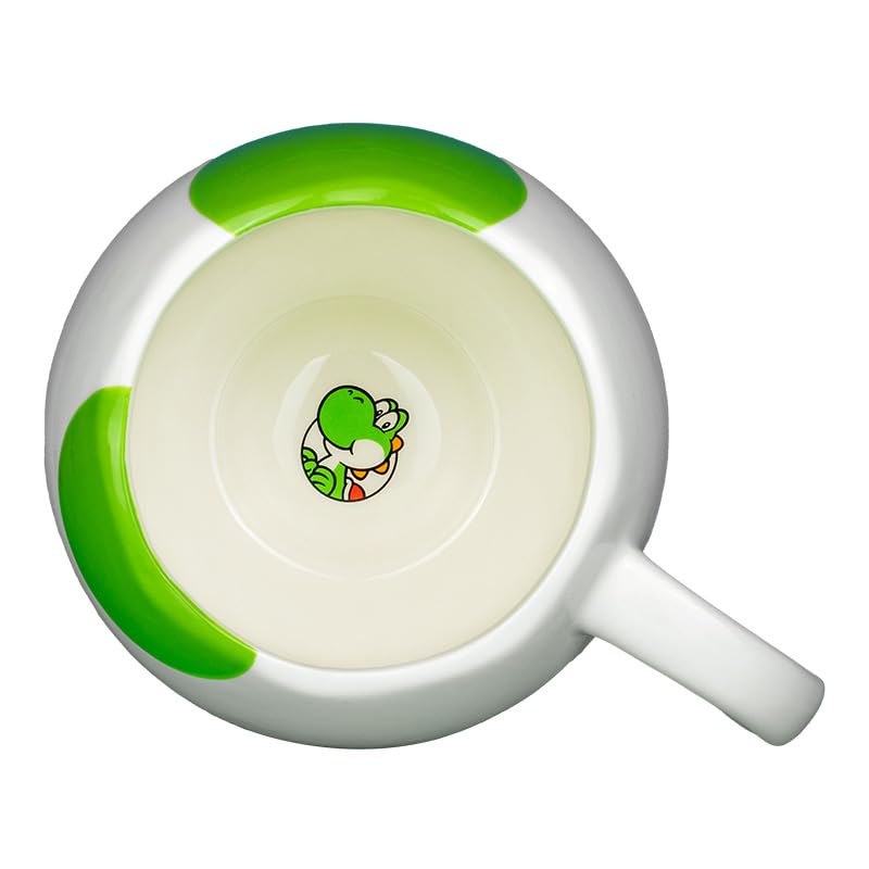 Paladone - Taza de café con huevo de Super Mario Bros Yoshi