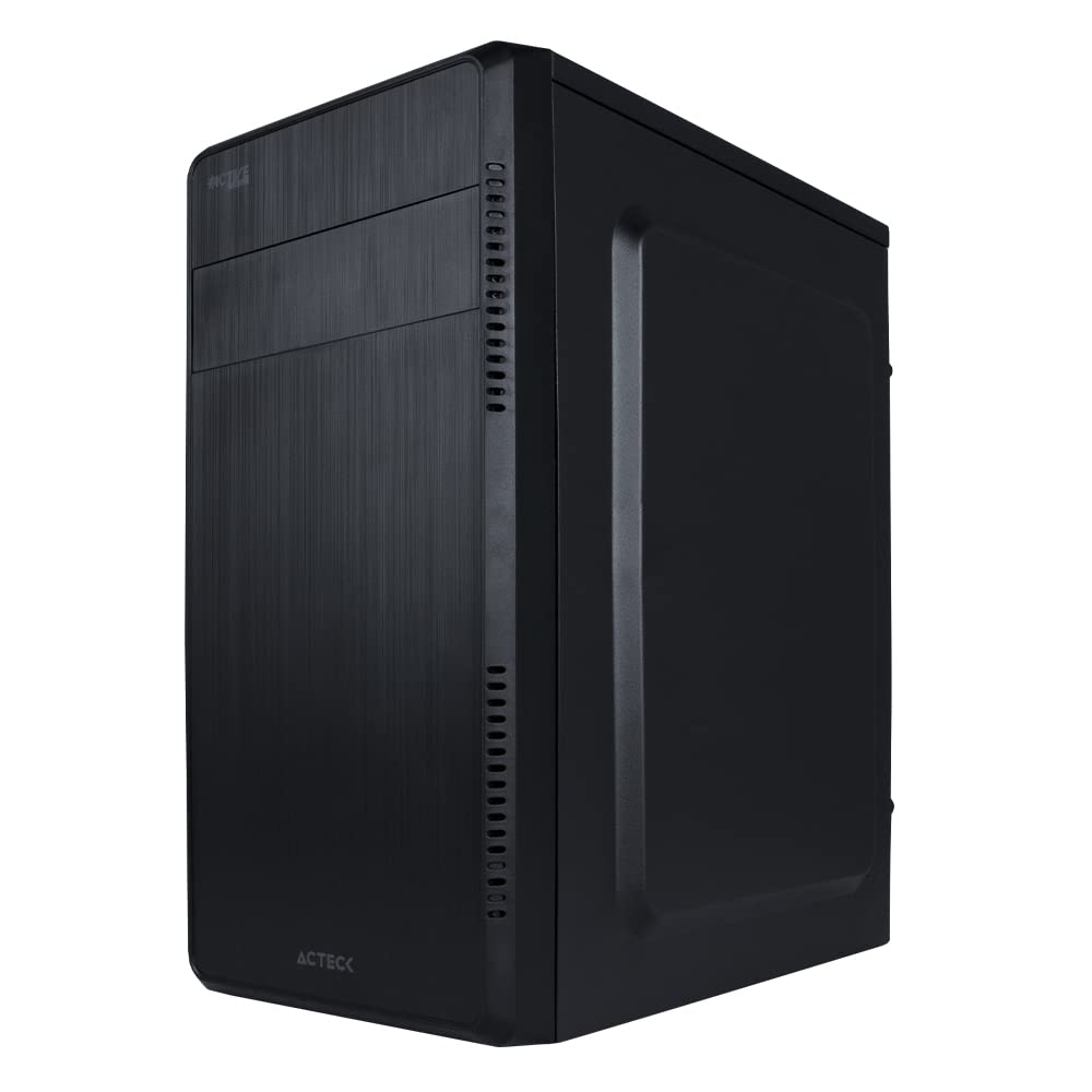 Gabinete Compacto Mini Torre Kioto GC240 / Micro Atx y Mini Itx Fuente de 500w + 1xUSB 3.0 + 2xUSB 2.0 + 1xVentilador Essential Series