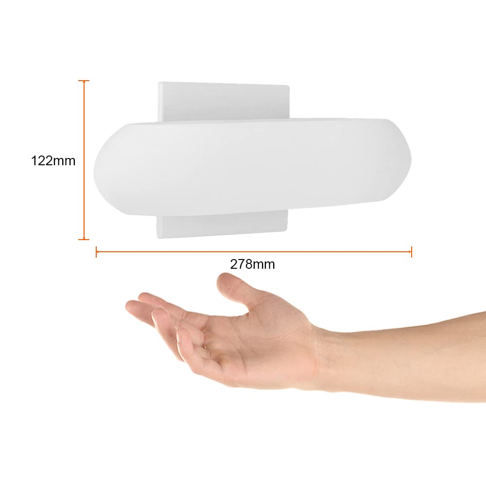 Tecnolite Lámpara Interior para Sobreponer en Pared, Base: G9, Color: Cristal Blanco, TL-2022/B, Potencia: 40 Watts, Volts: 100 - 240 V ~, Foco No Incluido.