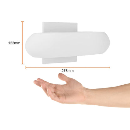 Tecnolite Lámpara Interior para Sobreponer en Pared, Base: G9, Color: Cristal Blanco, TL-2022/B, Potencia: 40 Watts, Volts: 100 - 240 V ~, Foco No Incluido.