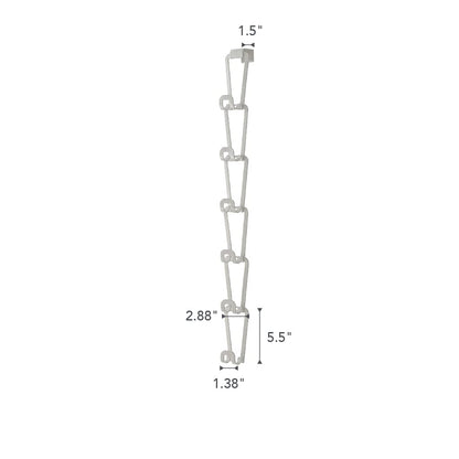 Yamazaki Home 6510 - Organizador para Colgar en el clóset, tamaño único, Color Blanco