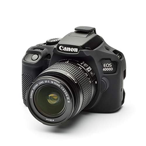 EasyCover Funda Protectora para Cámara Fotográfica Canon T6 / T7 / T100 Negro