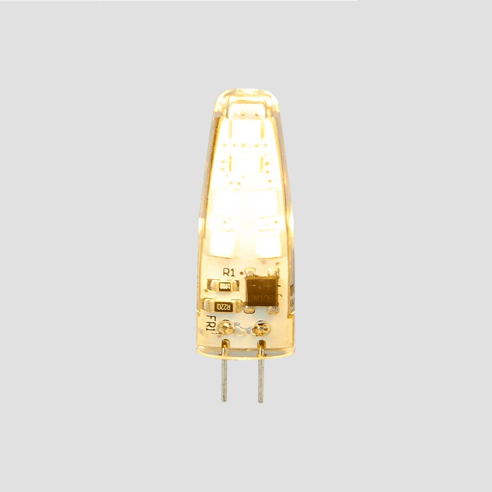 Tecnolite - Foco JCD LED Ampolleta 2 W, 12 V, Luz Cálida Brillante, Base G4, No atenuable