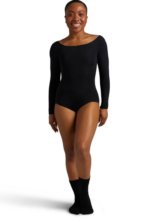 Capezio Leotardo de Manga Larga para mujer