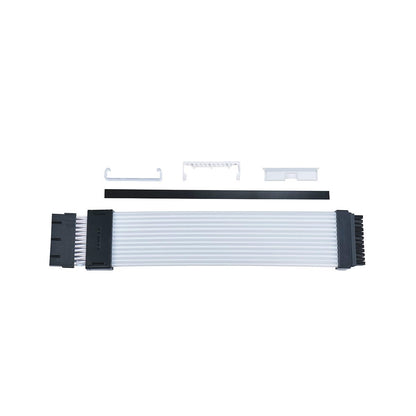 Lian Li Strimer inalámbrico de 24 pines - driver incluido - Cable de extensión de alimentación RGB direccionable - Strimer L-Connect 3.0 Control inalámbrico - Tira LED para cables de PC de placa base