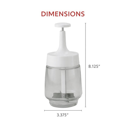 HIC Kitchen - Picador de cebolla antiguo, cuchillas de acero inoxidable 18/8 de borde liso