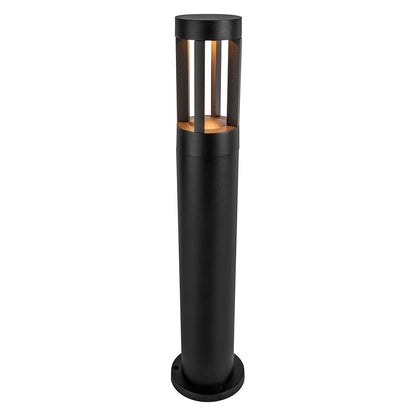 Tecnolite Mini Poste LED Exterior 9 W, Luz Suave Cálida, IP54, IK08, No atenuable, LED integrado