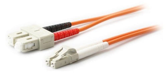 10M Multi-Mode Fiber (MMF) Duplex LC/SC Patch Cable