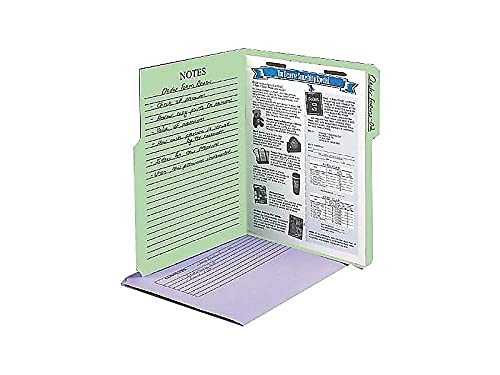 Pendaflex 45270 - Carpetas de notas impresas con cierre (30 unidades, 1/3 parte superior cortada)