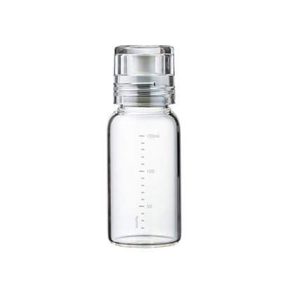 HARIO DBSN-150-PGR - Botella de aderezo, delgada, 5.5 fl oz (150 ml), se puede utilizar con agua caliente, gris pálido