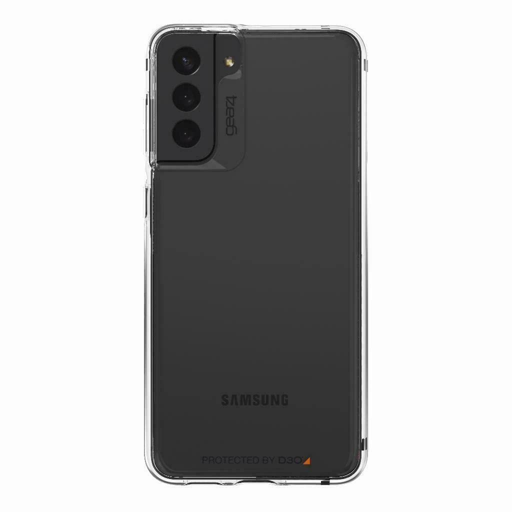 Gear4 ZAGG Crystal Palace - Funda con Material de protección contra Impactos más Claro, Delgado y avanzado del Mundo [D3O Crystalex, Hecha para Samsung Galaxy S21+ 5G, Transparente (702007306)