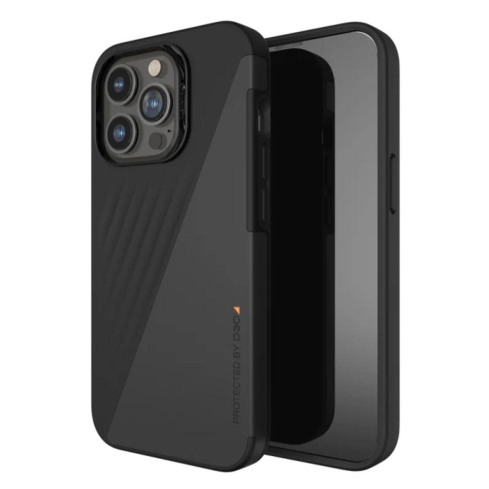 Gear4 Snap Case Funda para iPhone 13 Pro Compatible con MagSafe - Negro - - iPhone 13 Pro Max - Brooklyn Snap - Estuche