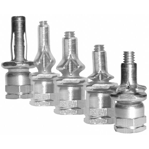 Everflow 8150922 - 25 3/20,3 cm Tornillo Vertical ampliable Colgador, purlin de calibre fino, acabado w/electro-zinc Acero de ancla de varilla roscada, Diseñado para tubo (, 25 unidades)