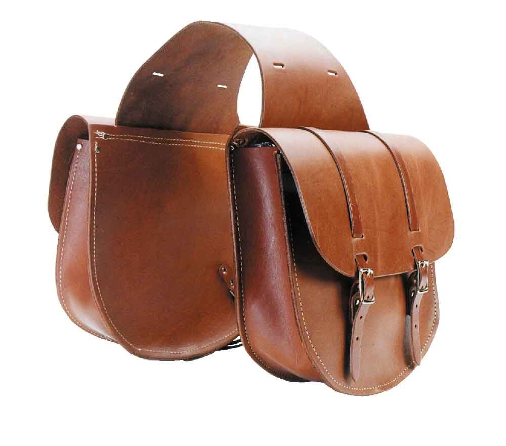 El Colorado Guarnicionería Extra grande de cuero sillín Bolsa