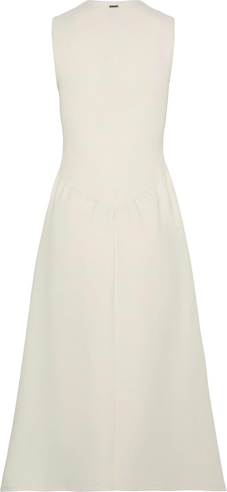 Calvin Klein SL Interlock Crew NK Flare Midi Dress Vestido Mujer