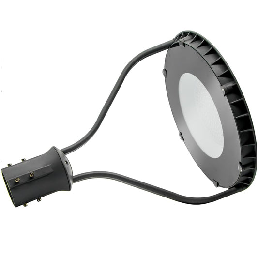 Luminaria Artlite Punta Poste 100W, 12,000, Lúmenes Blanco Frío , Materiales de alta resistencia a climas extremos Aluminio + Vidrio, Base Fotocelda Nema