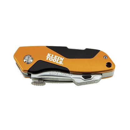 Cuchillo plegable multiusos | Hoja retráctil, cuerpo de metal resistente, cambio rápido de hoja