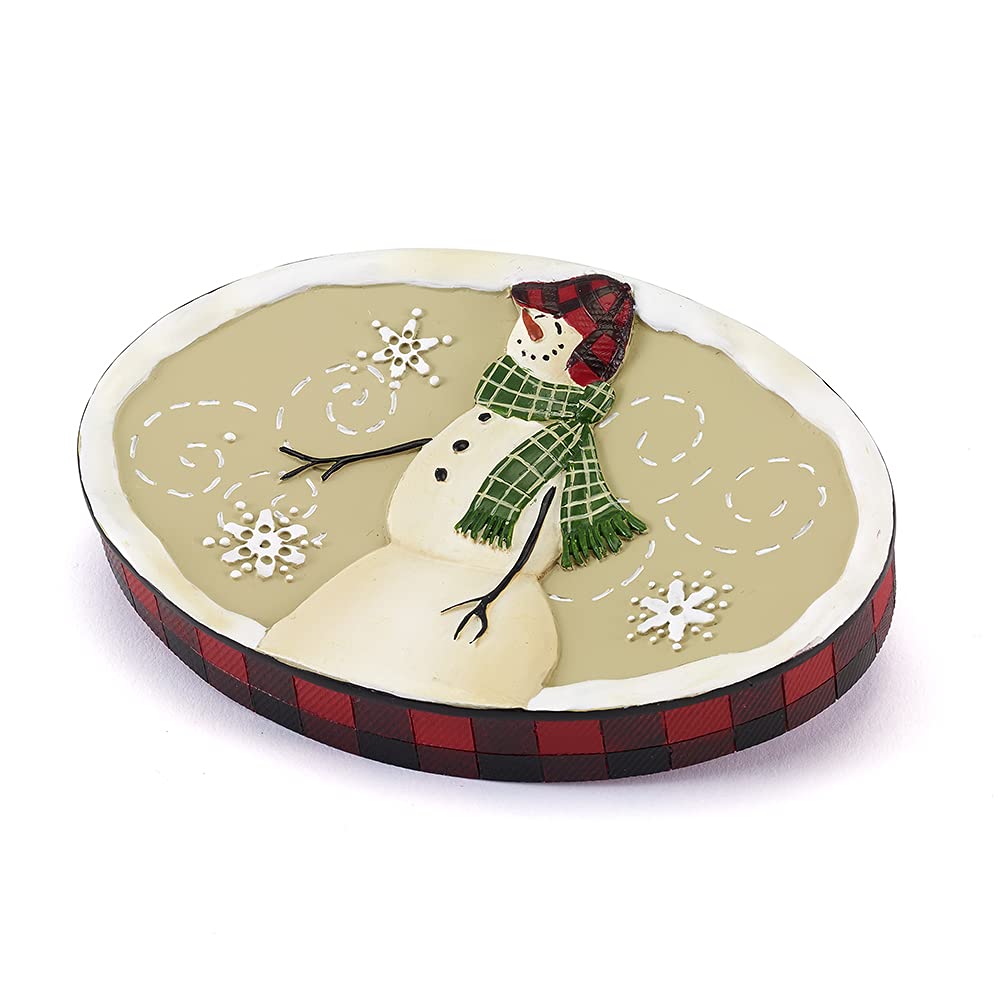 Avanti Linens - Jabonera para Cocina o baño, decoración de baño Inspirada en Las festividades (colección de reuniones de Nieve)