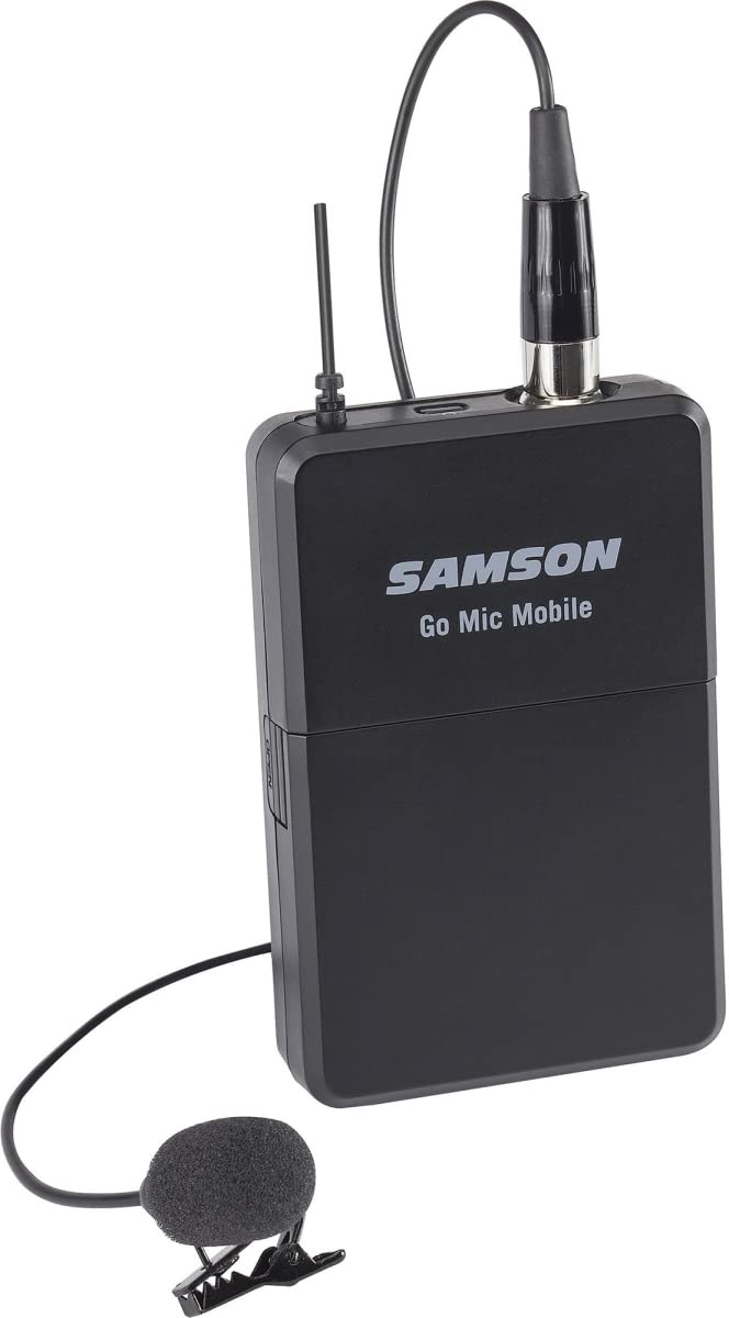 Samson Technologies Go Mic Mobile PXD2 Transmisor inalámbrico con micrófono Lavalier LM8