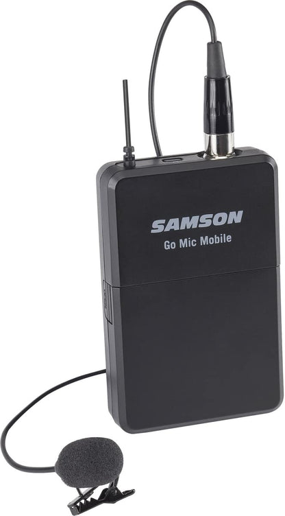 Samson Technologies Go Mic Mobile PXD2 Transmisor inalámbrico con micrófono Lavalier LM8
