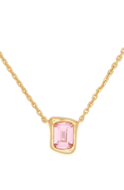 Kate Spade New York MOLTEN GLASS HALSKETTE Grün/Gold