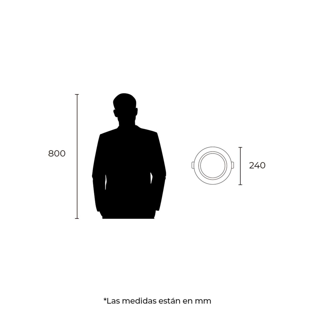 ILLUX Luminario LED para empotrar en techo, luz cálida (3 000K), Alto desempeño, Fácil instalación, 2800 lumenes, 35 W TL-6035.B30