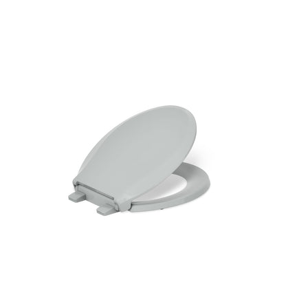 Kohler Cachet ReadyLatch Asiento de Inodoro de Cierre Suave - Pestillo listo - Round - Gris (Ice Gray)