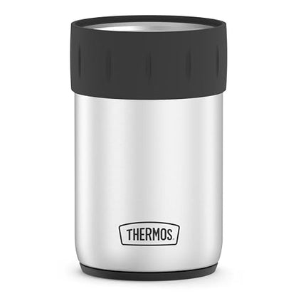 Thermos Stainless Steel Beverage Can Insulator for 12 Ounce Can, Gunmetal Gray