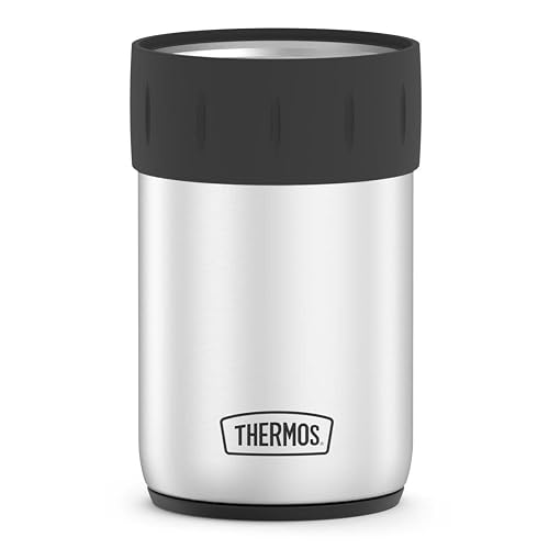 Thermos Stainless Steel Beverage Can Insulator for 12 Ounce Can, Gunmetal Gray