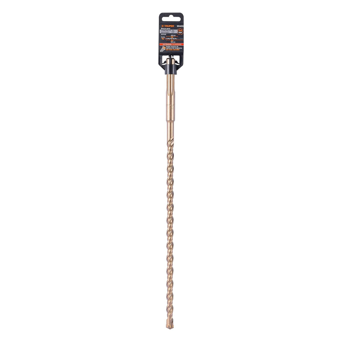Truper BSM-5/8X21, Broca SDS Ma x de 5/8 x 21"resistencia al calentamiento