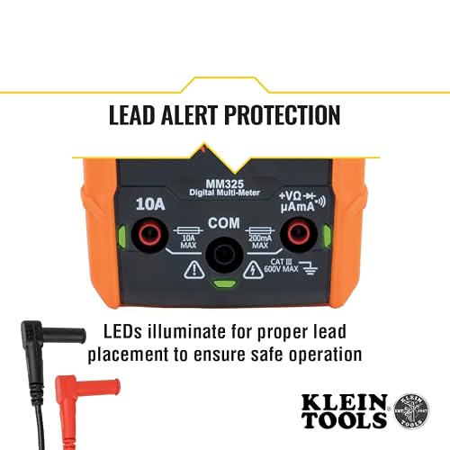 KLEIN TOOLS MM325 | Multímetro Digital | 600 V | Rango Manual | CAT III