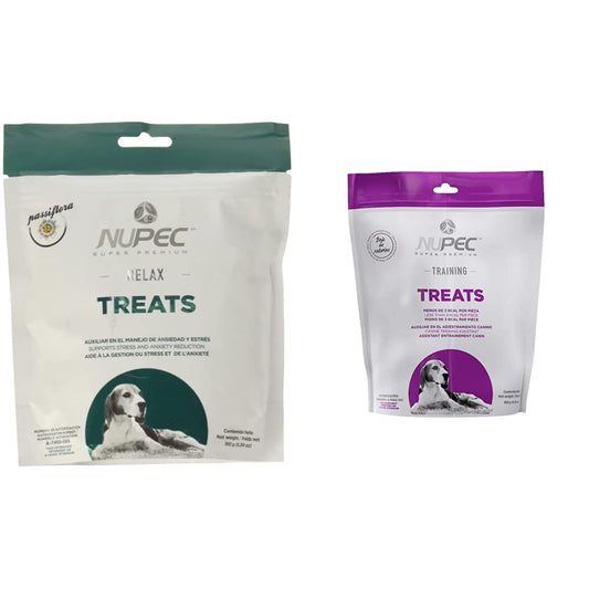 Nupec PENU7138 - AAAAAA Premio para Perros Relax, 180 Gr (El empaque Puede Variar) + Treat Funcional para Perro Training, 0.180 kg, 1 Pack