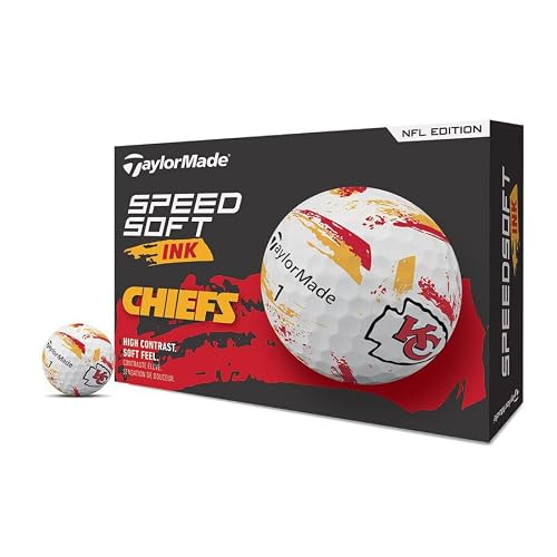 Taylormade Golf Speed - Pelotas de Golf de Tinta Suave NFL
