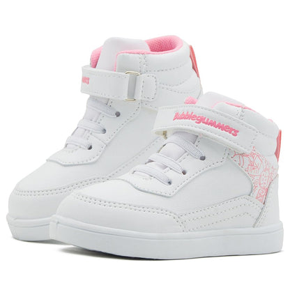 Bubble Gummers Jucca Tenis Tipo Bota para Niños - 18.0 cm - Blanco Rosa