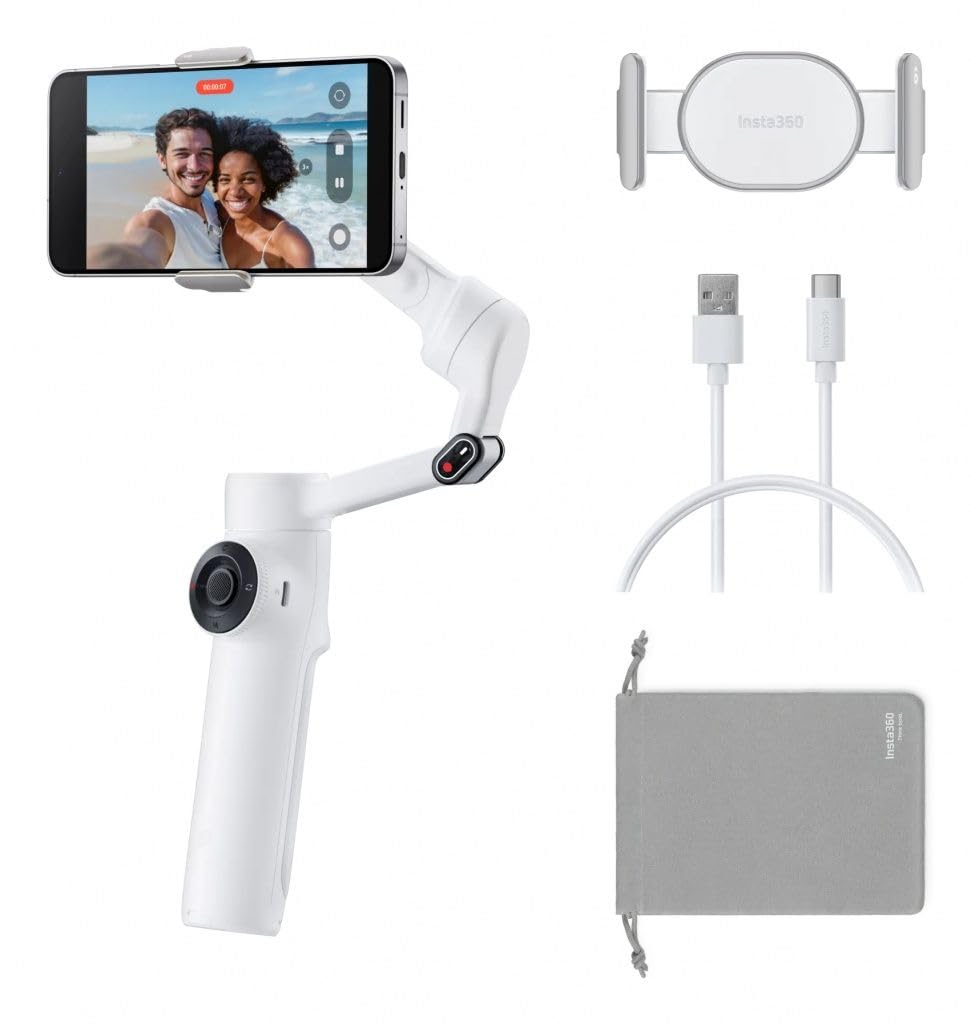 Insta360 Flow 2 Standard Bundle -Blanco Nieve