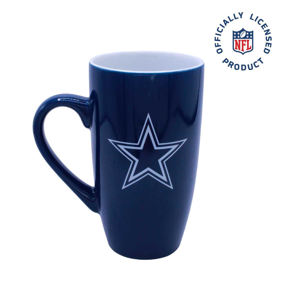 NFL Taza Ceramica Cowboys, Azul, 500 ml