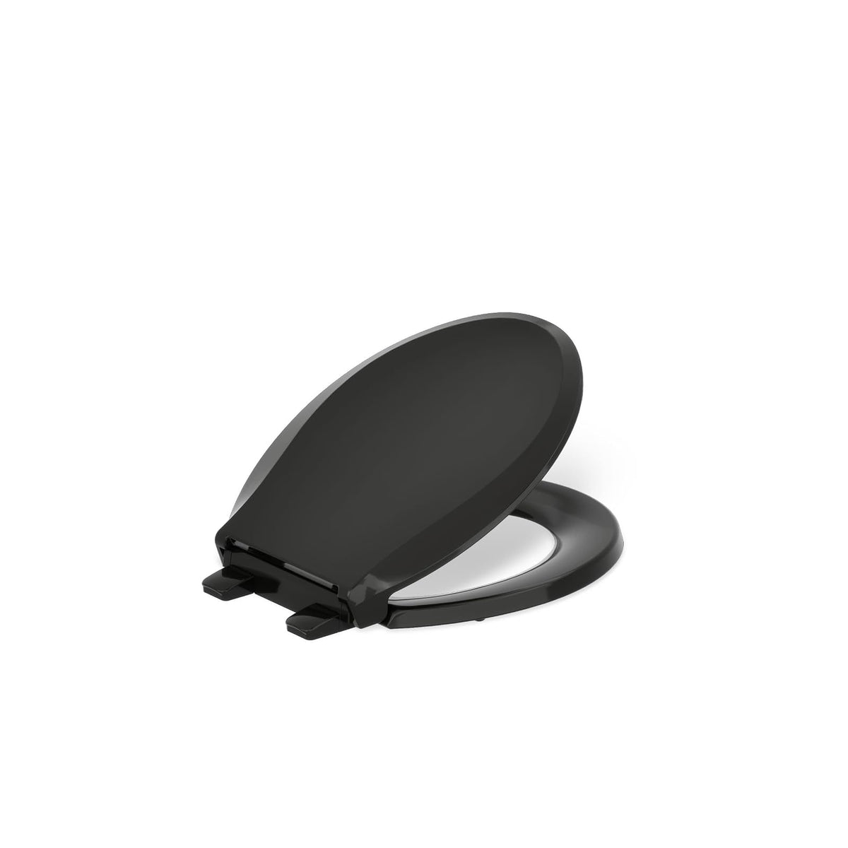 Kohler Cachet ReadyLatch Asiento de Inodoro de Cierre Suave - Pestillo listo - Round - Negro -