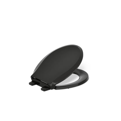 Kohler Cachet ReadyLatch Asiento de Inodoro de Cierre Suave - Pestillo listo - Round - Negro -