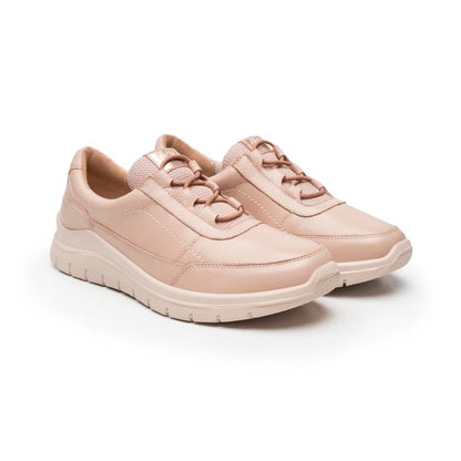Flexi Tenis Confort de Piel para Mujer con Cordones elásticos 130201