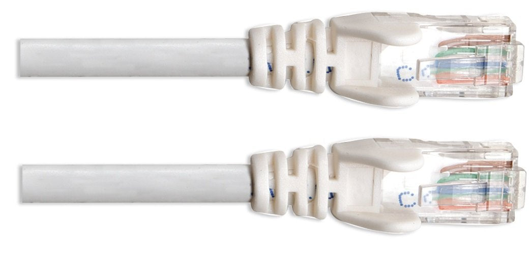 Intellinet 343732 Cable Ethernet Cat 6 UTP 4.2 m Blanco, Cable LAN RJ45 Macho a Macho con Contactos Chapados en Oro para Router, Switch Ethernet y PC