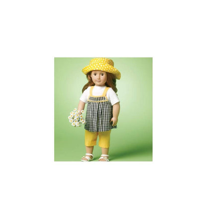 McCall Patterns M6526 18-Inch/46cm Doll Clothes, One Size